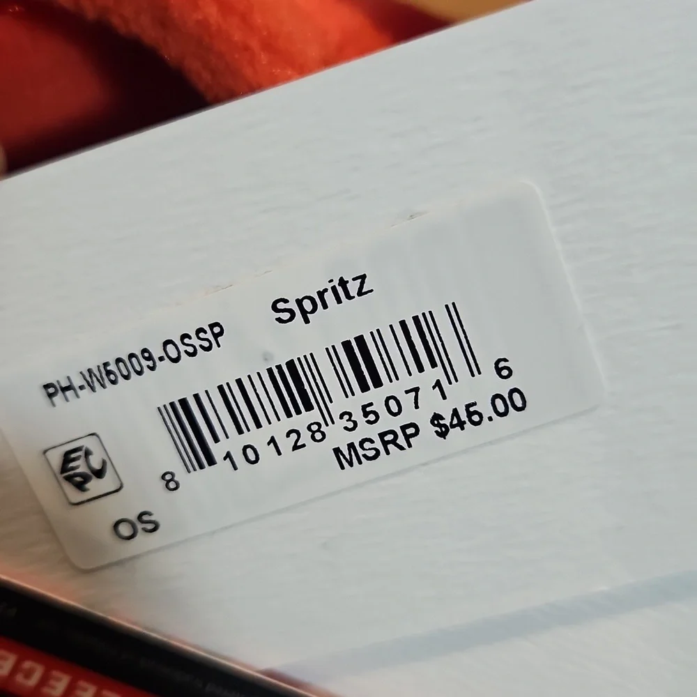 HALFDAYS PENNY FLEECE HEADBAND: SPRITZ (ORANGE): NEW WITH TAGS: OS